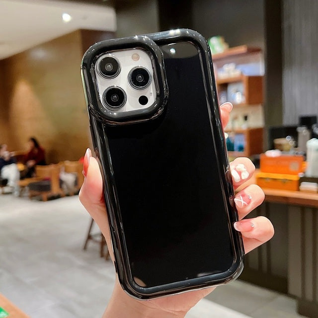 Candy Color Shockproof Silicone Bumper Compatible with iPhone Case