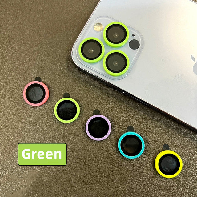 Luminous Ceramic Camera Lens Protective Glass Compatible with iPhone Camera Protectors