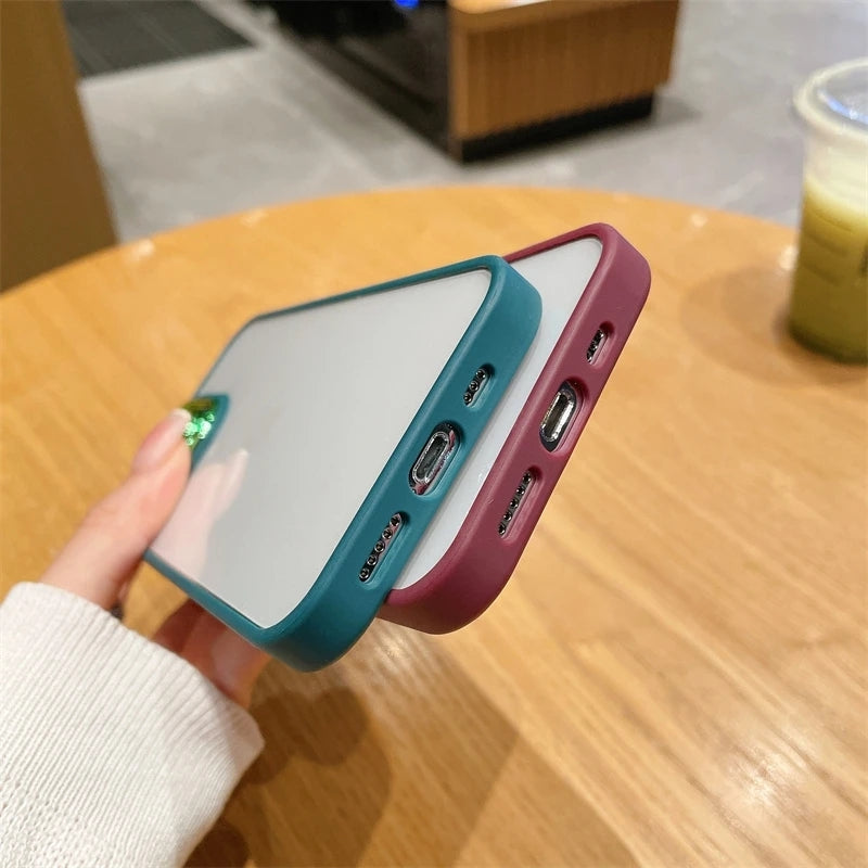 Transparent Shockproof Camera Lens Compatible with iPhone Case