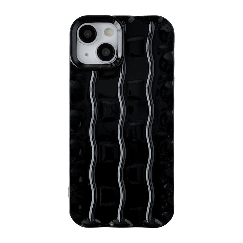 3D Curly Water Ripple Wave Pattern Compatible with iPhone Case