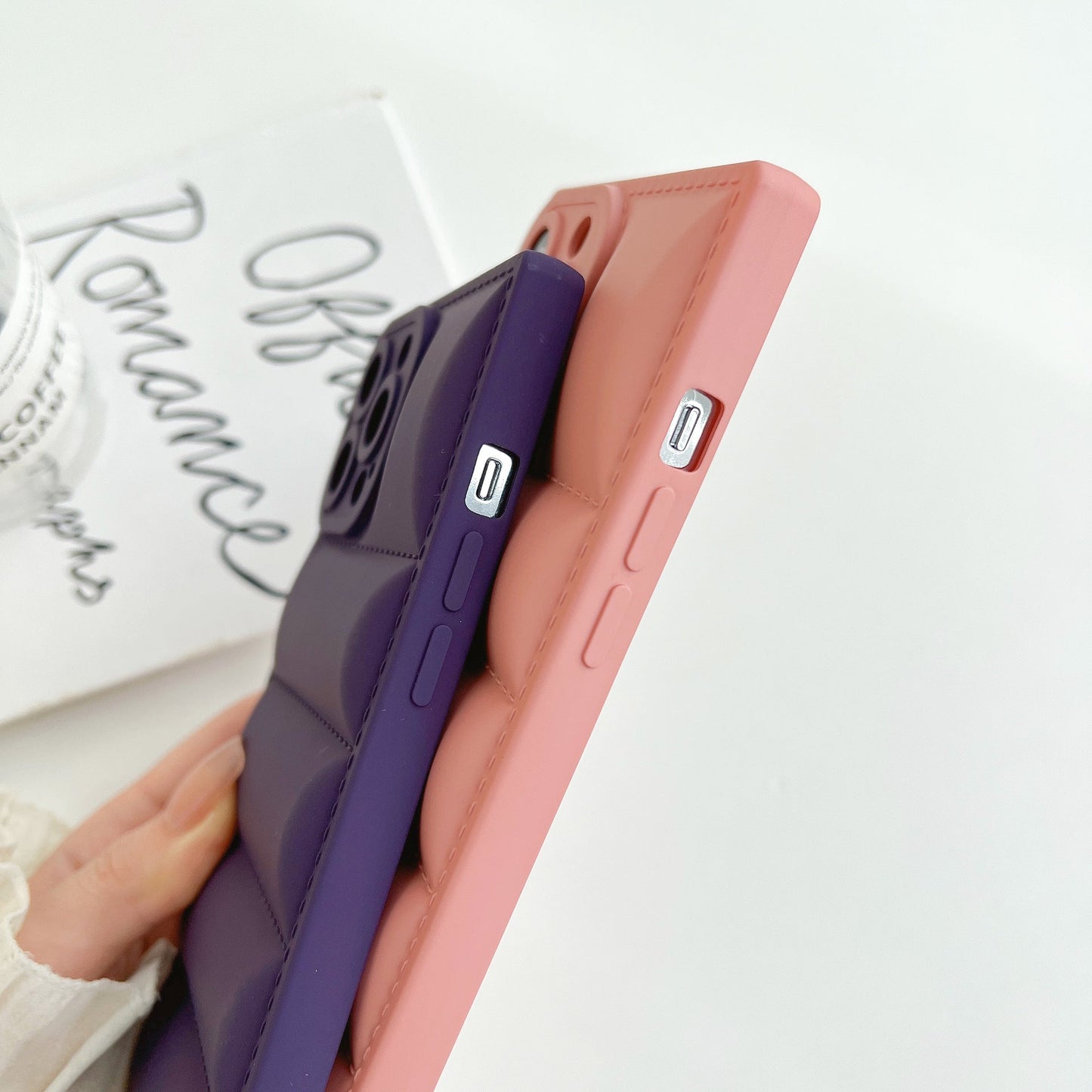 Square Down Jacket Compatible with iPhone Case