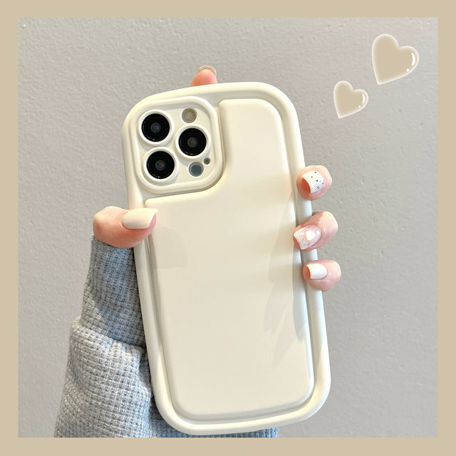 Luxury Retro Liquid Silicone Soft Shockproof Matte Compatible with iPhone Case