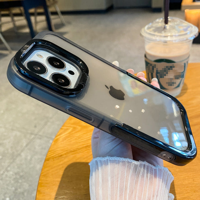 Invisible Folding Holder Camera Lens Stand Clear Compatible with iPhone Case