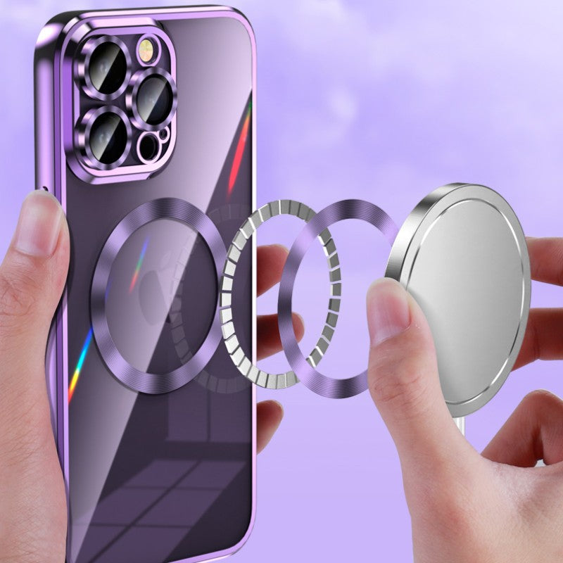 Plating for Magnetic Magsafe Wireless Charging Compatible with iPhone Case
