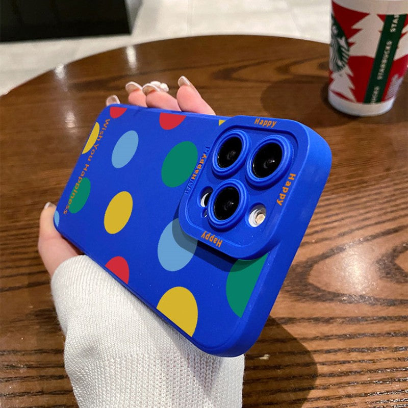 Cute Colorful Dot Compatible with iPhone Case