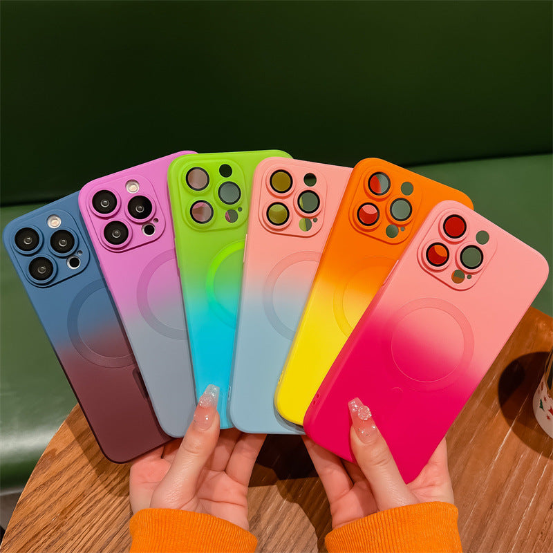 Gradient Color for Magsafe Magnetic Wireless Charging Compatible with iPhone Case