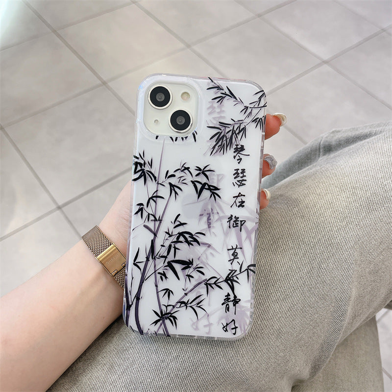 Chinese Bamboo Pattern Compatible with iPhone Case