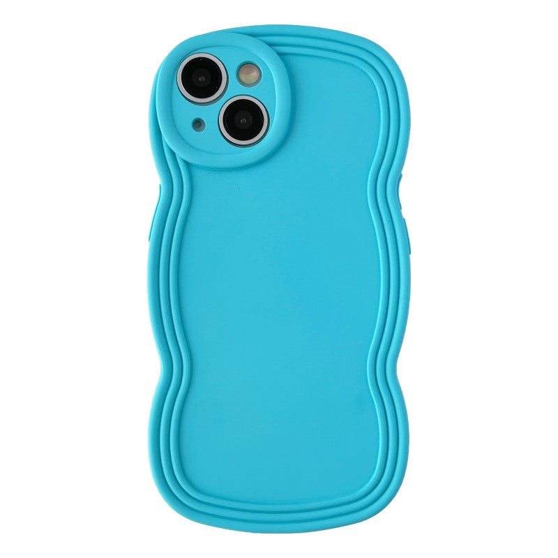 Wave Frame Shockproof Soft Silicone Compatible with iPhone Case