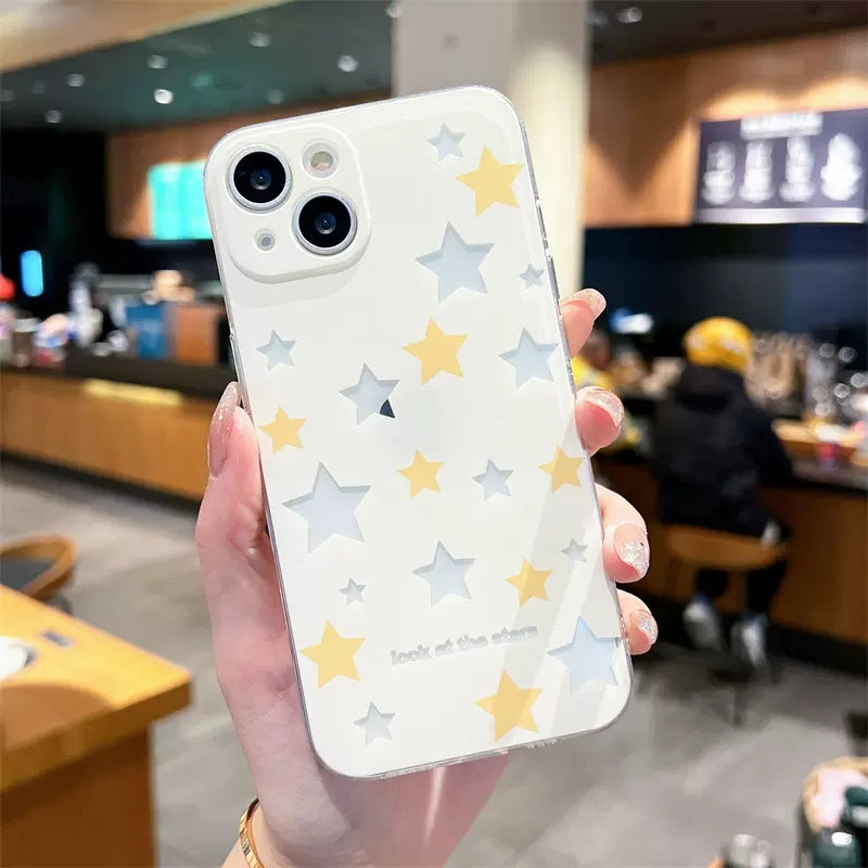 Cute Stars Compatible with iPhone Case