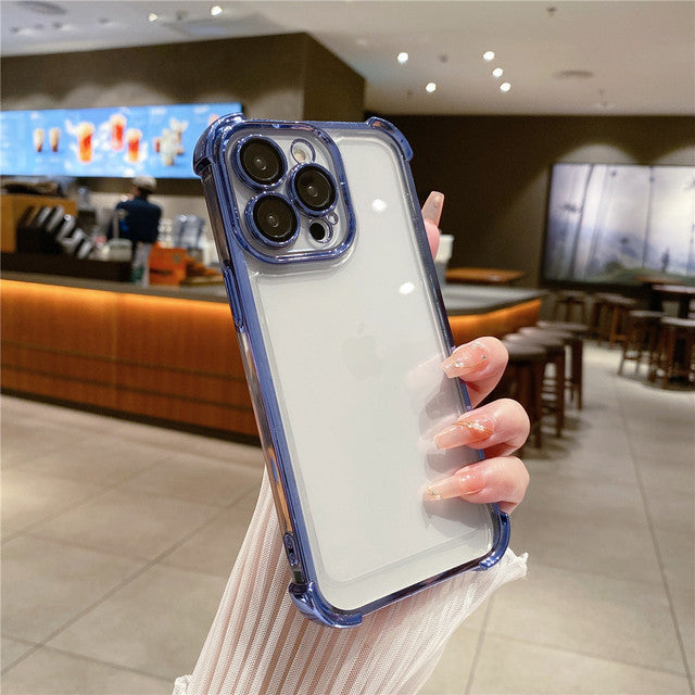 Luxury Soft Electroplated Compatible with iPhone Case