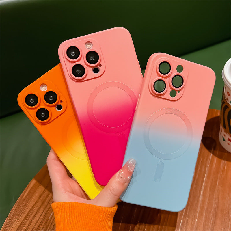 Gradient Color for Magsafe Magnetic Wireless Charging Compatible with iPhone Case