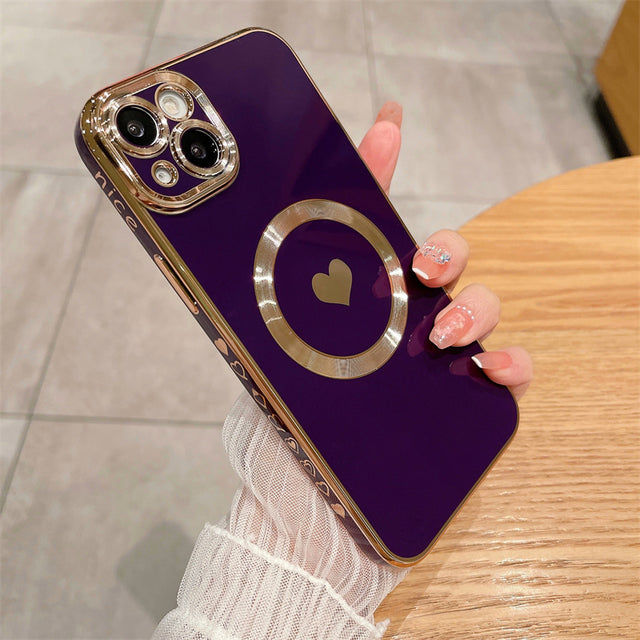 Love Heart for Magsafe Magnetic Wireless Charging Compatible with iPhone Case