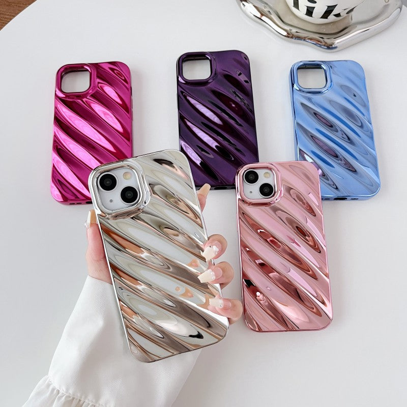3D Water Ripple Wave Pattern Compatible with iPhone Case