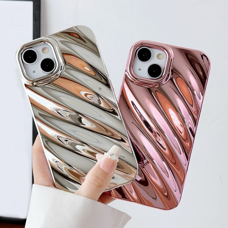 3D Water Ripple Wave Pattern Compatible with iPhone Case