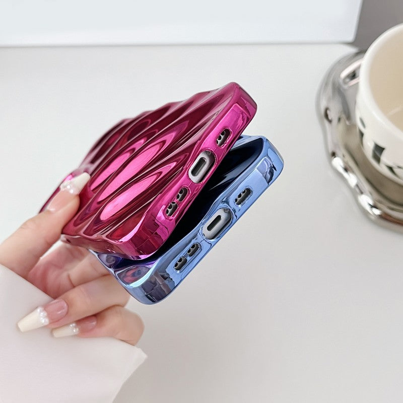 3D Water Ripple Wave Pattern Compatible with iPhone Case