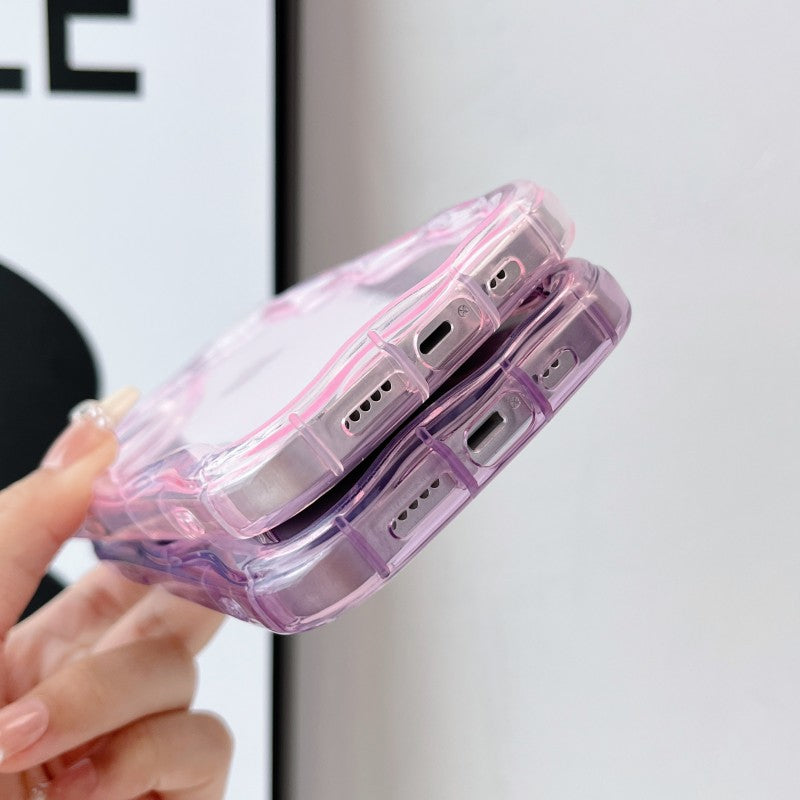 Luxury Shockproof Clear Soft Silicone Compatible with iPhone Case
