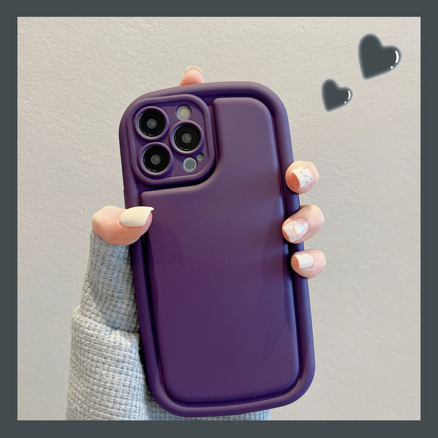 Luxury Retro Liquid Silicone Soft Shockproof Matte Compatible with iPhone Case