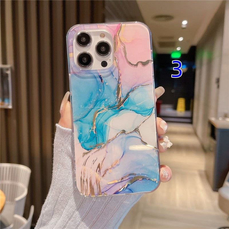 Luxury Marble Shell Pattern Compatible with iPhone Case