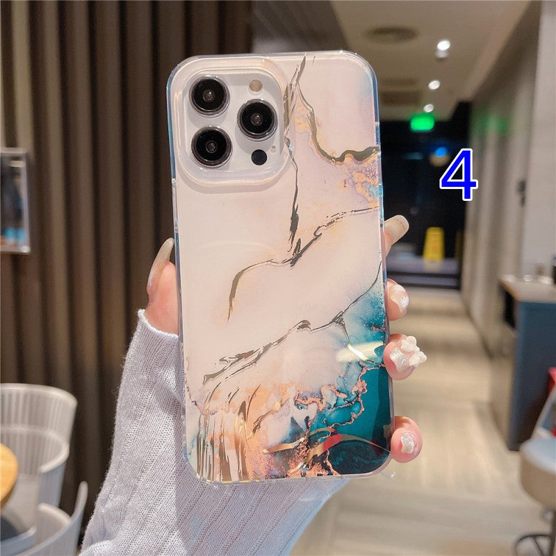 Luxury Marble Shell Pattern Compatible with iPhone Case