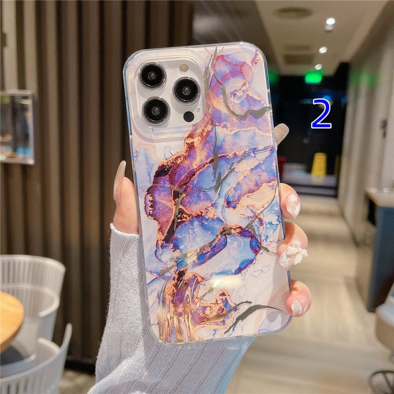 Luxury Marble Shell Pattern Compatible with iPhone Case