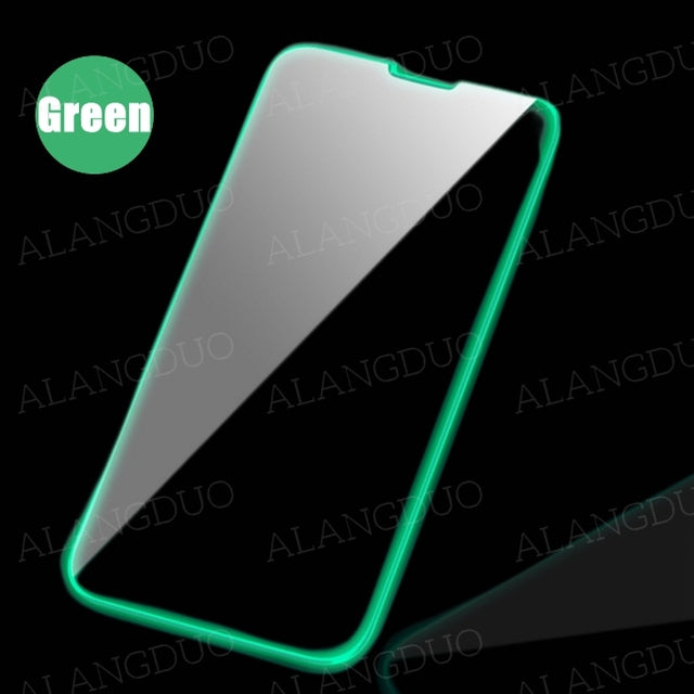 Luminous Tempered Glass Compatible with iPhone Screen Protectors