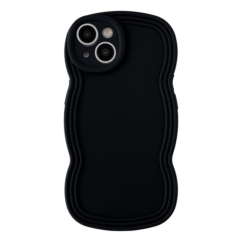 Wave Frame Shockproof Soft Silicone Compatible with iPhone Case