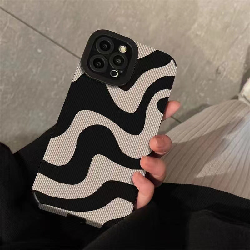 Fashion Zebra Stripe Shockproof Soft Compatible with iPhone Case