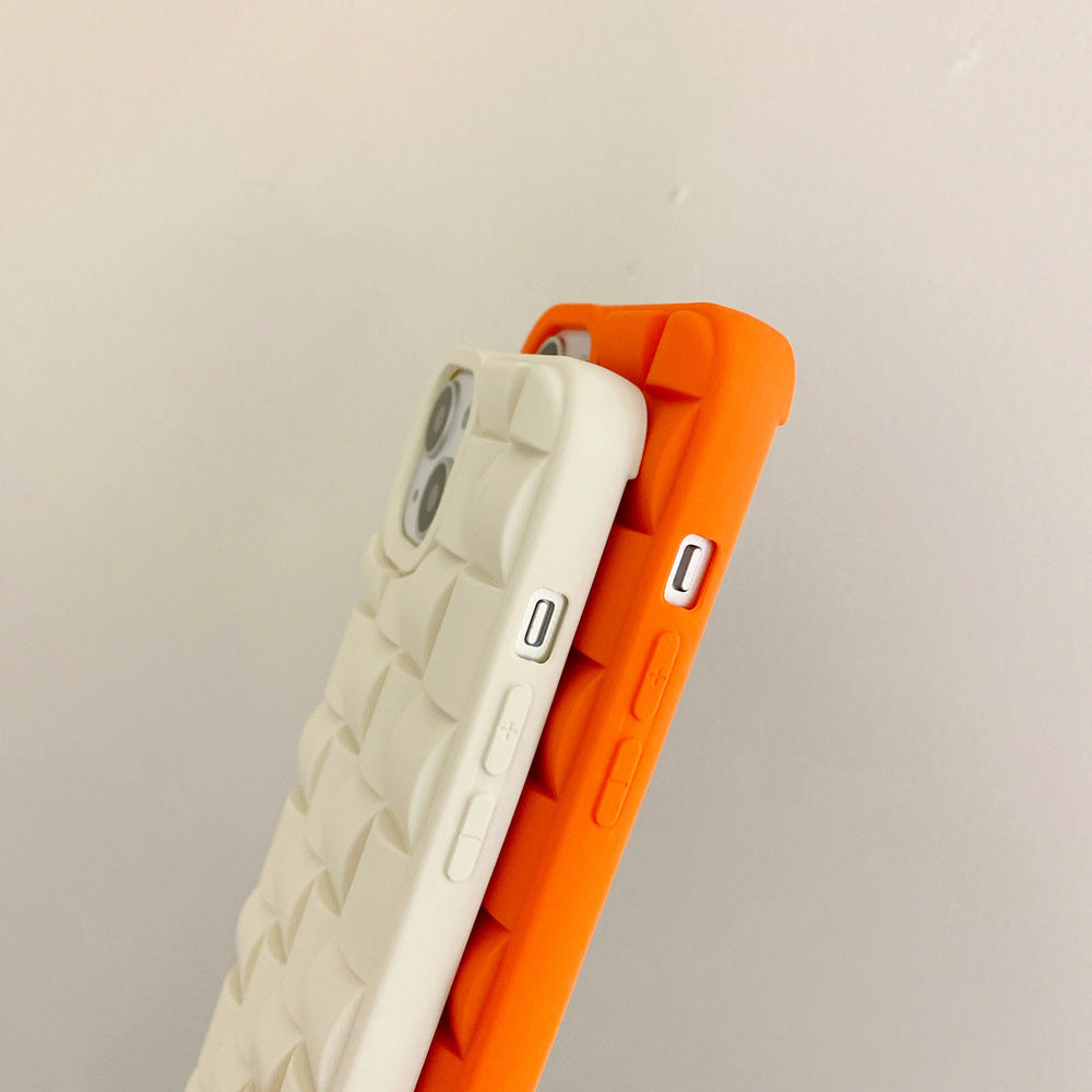 3D Cube Weave Pattern Compatible with iPhone Case