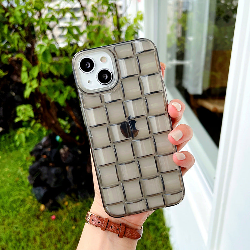 3D Ice Cubes Weave Grid Compatible with iPhone Case