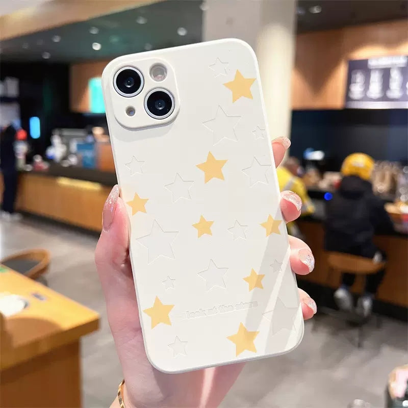 Cute Stars Compatible with iPhone Case