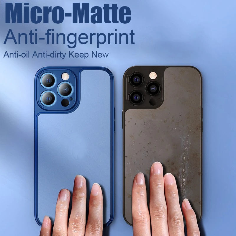Ultra Thin Matte Shockproof Compatible with iPhone Case