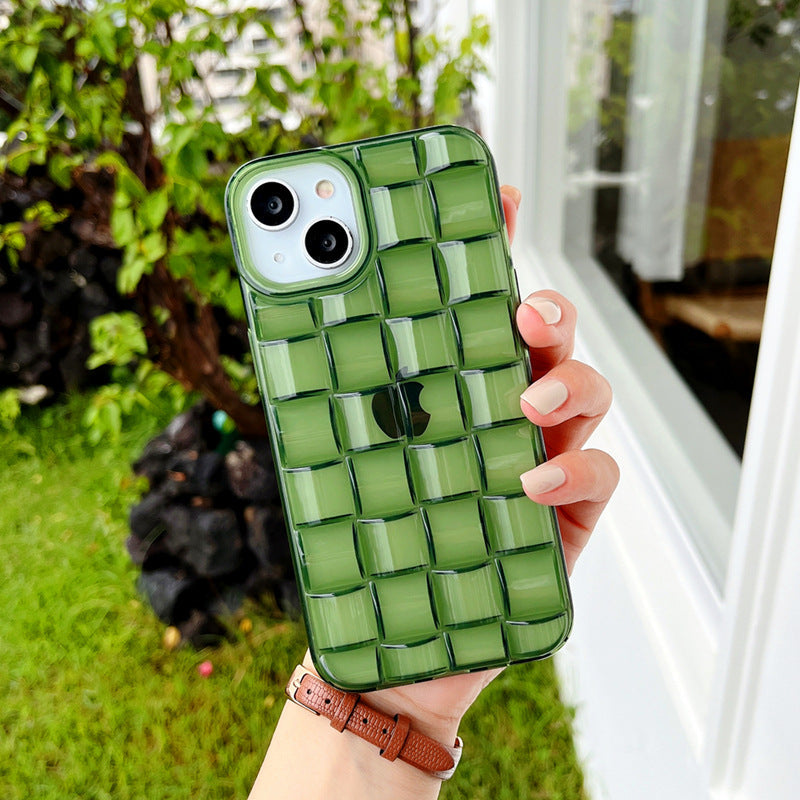 3D Ice Cubes Weave Grid Compatible with iPhone Case