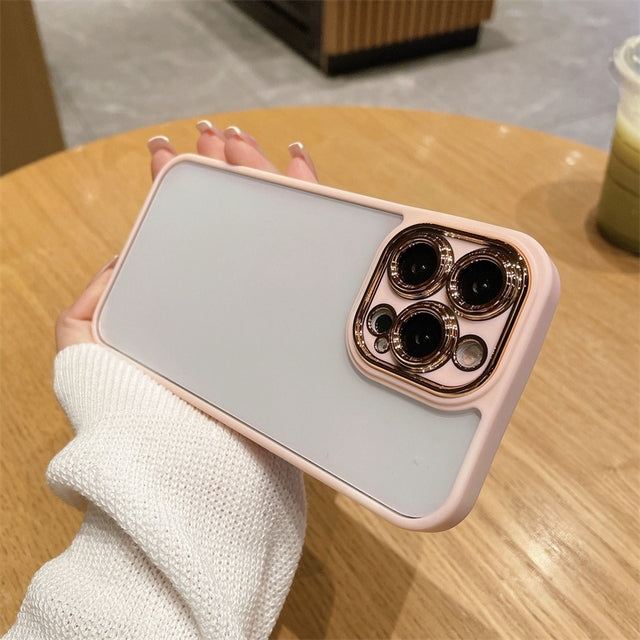 Transparent Shockproof Camera Lens Compatible with iPhone Case