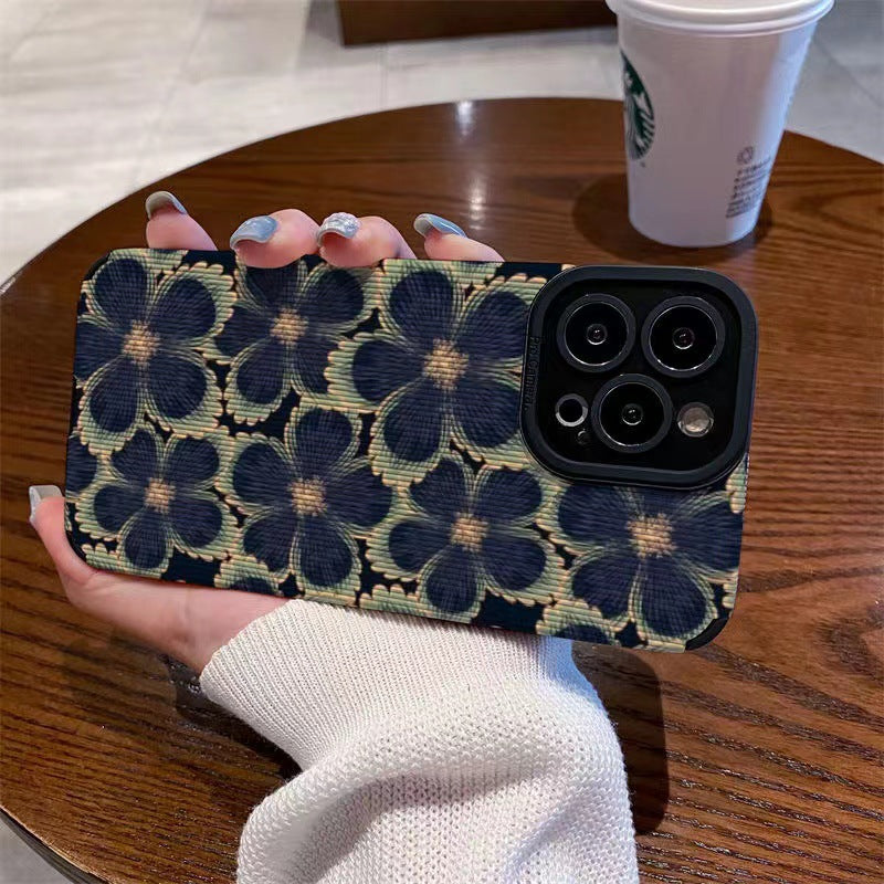 Flower Floral Shockproof Compatible with iPhone Case