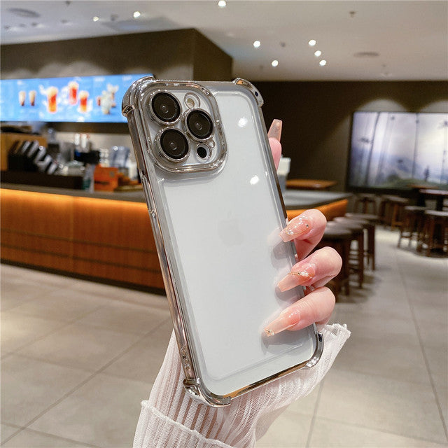 Luxury Soft Electroplated Compatible with iPhone Case