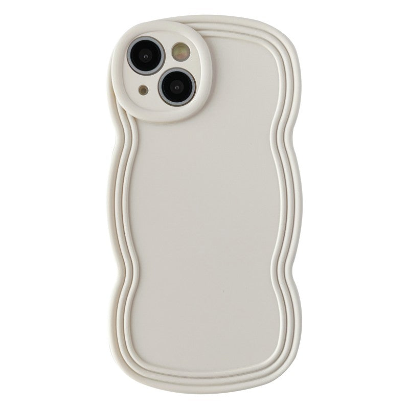 Wave Frame Shockproof Soft Silicone Compatible with iPhone Case