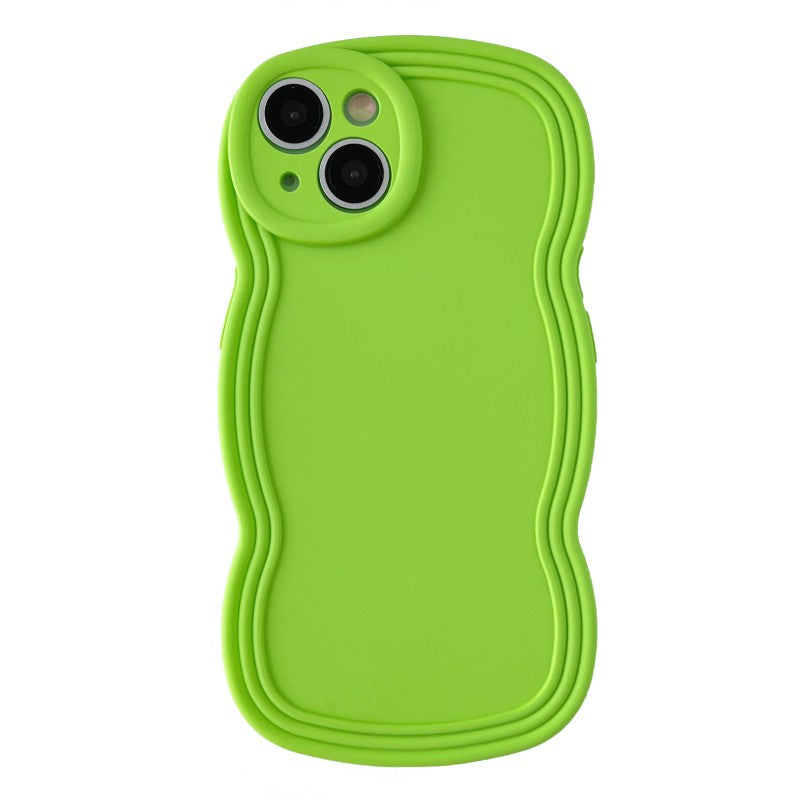 Wave Frame Shockproof Soft Silicone Compatible with iPhone Case