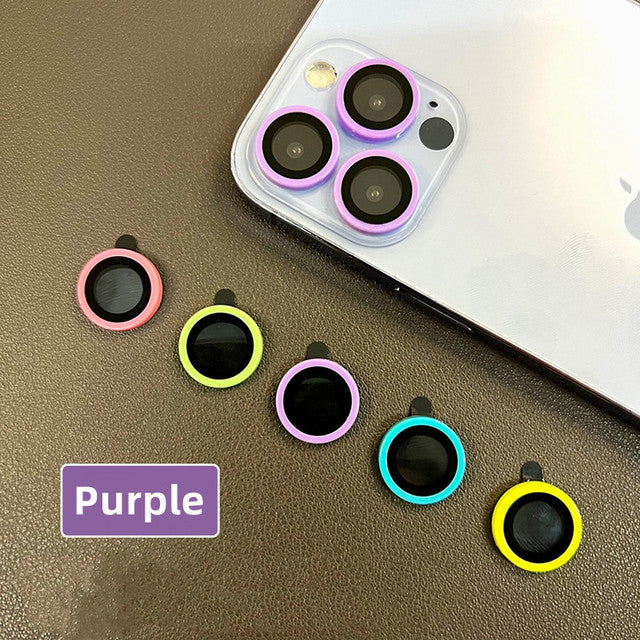 Luminous Ceramic Camera Lens Protective Glass Compatible with iPhone Camera Protectors