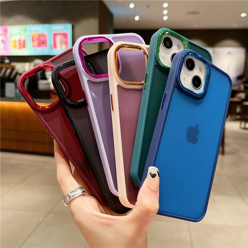 Plating Matte Compatible with iPhone Case