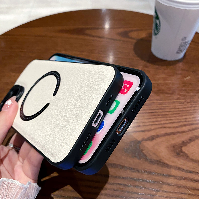 Leather for Magsafe Magnetic Wireless Charging Compatible with iPhone Case