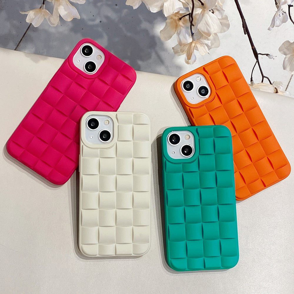 3D Cube Weave Pattern Compatible with iPhone Case