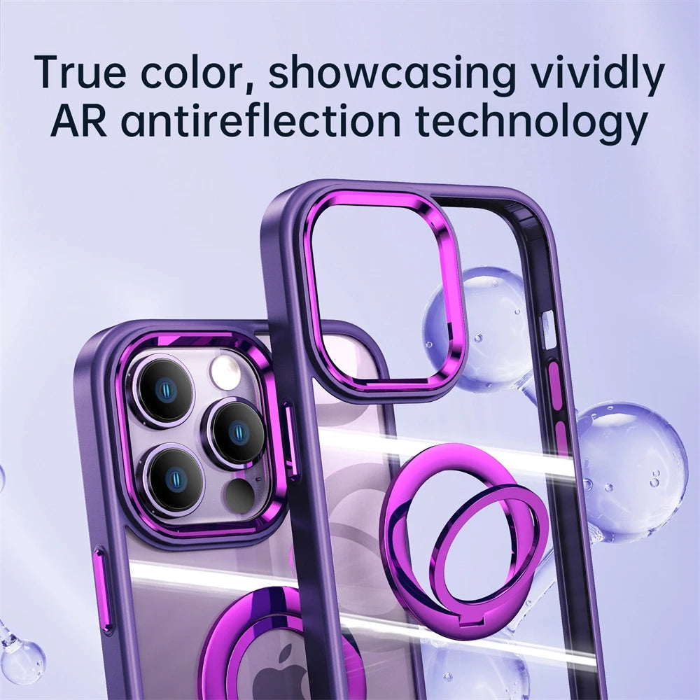 Luxury Electroplated Ring Holder Compatible with iPhone Case