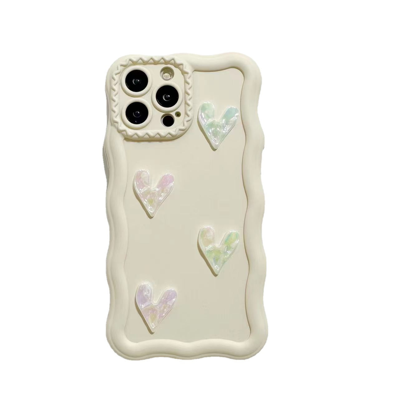 Cute Love Heart Compatible with iPhone Case