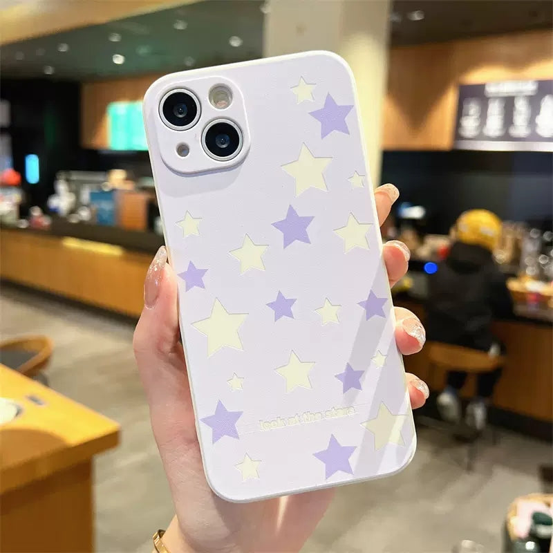 Cute Stars Compatible with iPhone Case