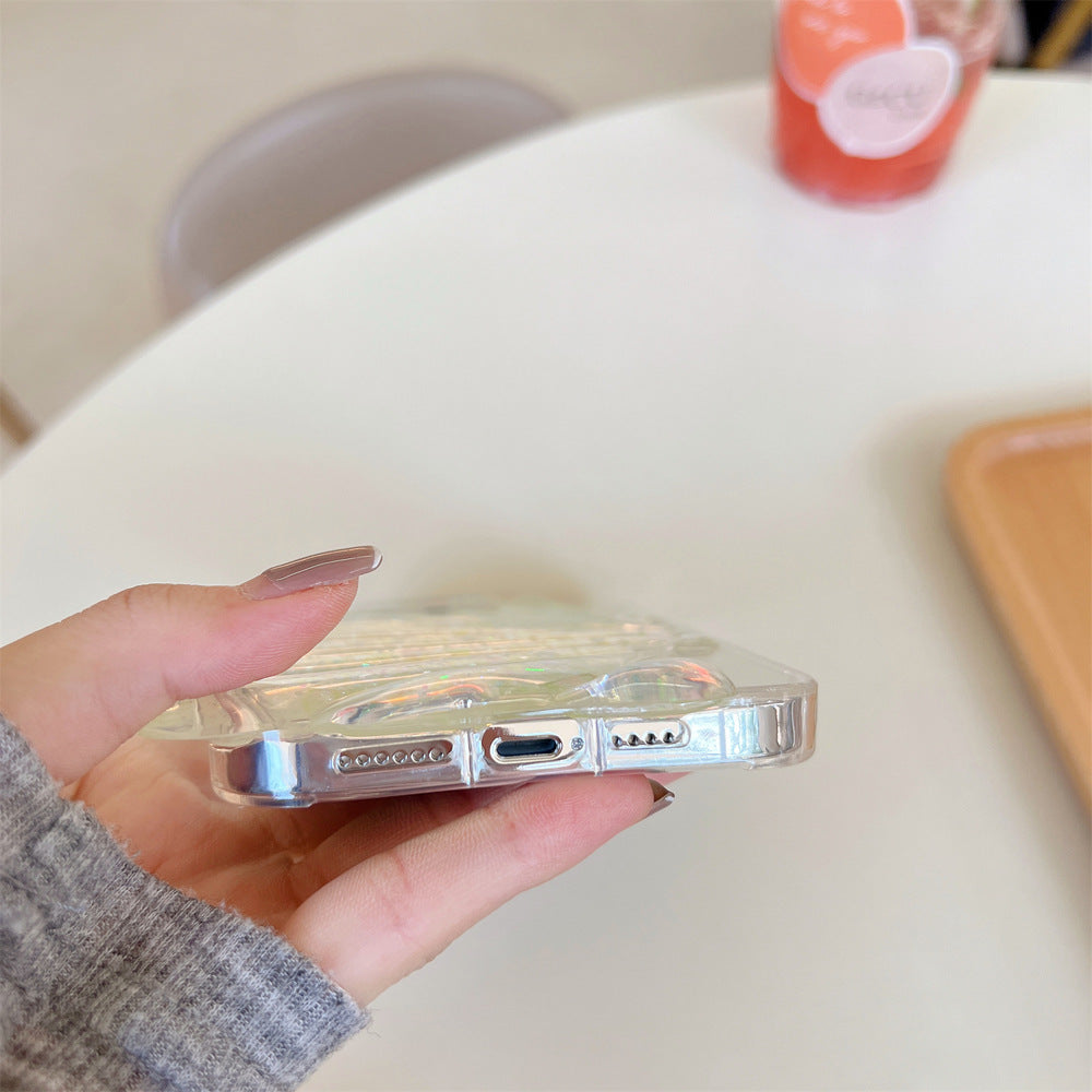 Shinning Shell Pattern Night Light Compatible with iPhone Case
