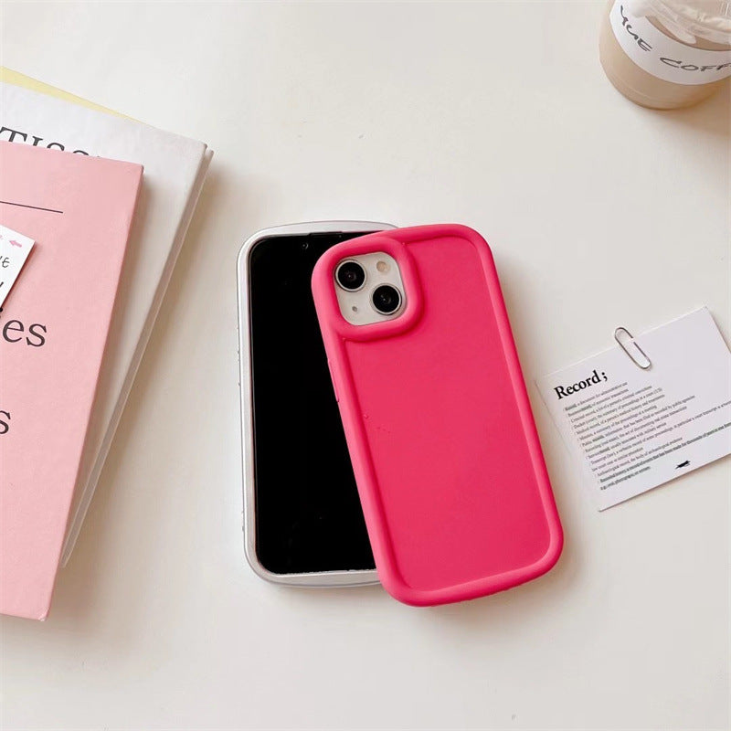Candy Color Oval Compatible with iPhone Case