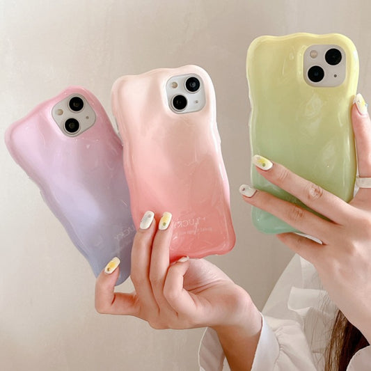 Gradient Color Uneven iPhone Case