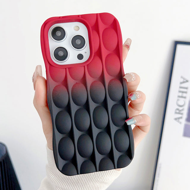 3D Round Dot Wavy Curly iPhone Case