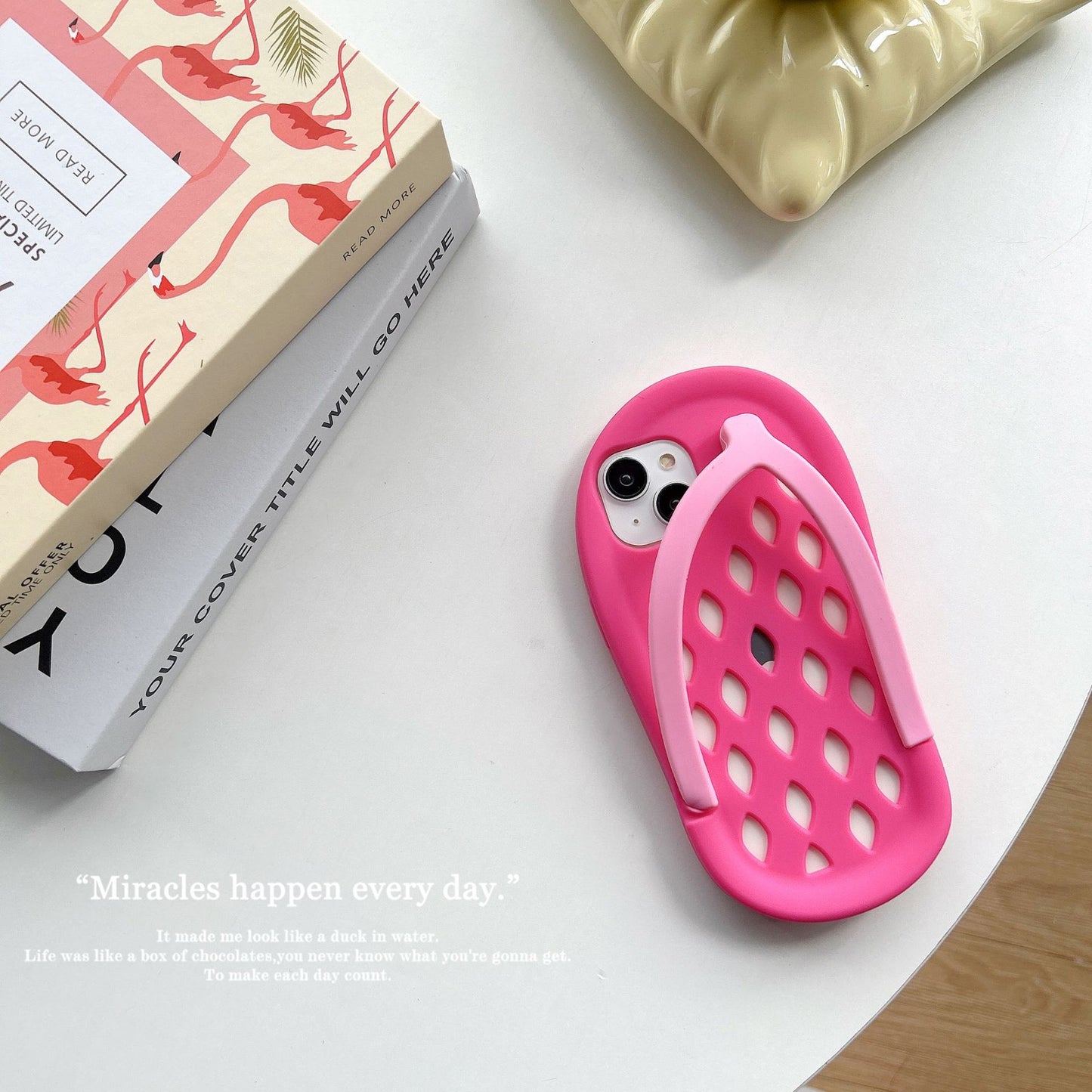 3D Slippers Shape iPhone Case