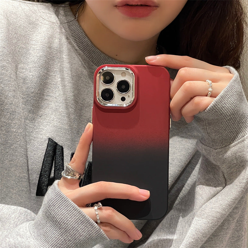 Gradient Color Matte iPhone Case